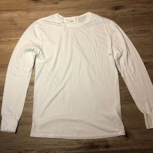 Helmut Lang Womens Long Sleeve White Shirt